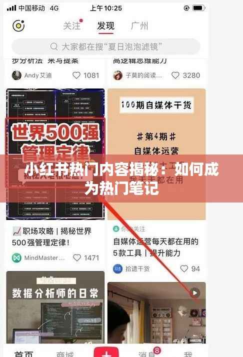 小红书热门内容揭秘：如何成为热门笔记