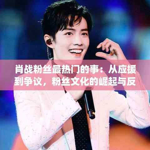 肖战粉丝最热门的事：从应援到争议，粉丝文化的崛起与反思