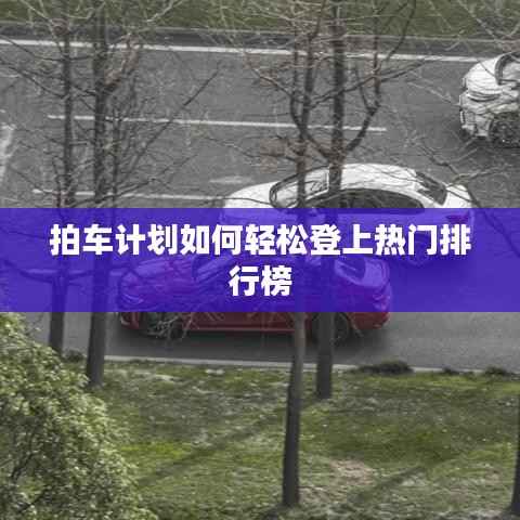 拍车计划如何轻松登上热门排行榜