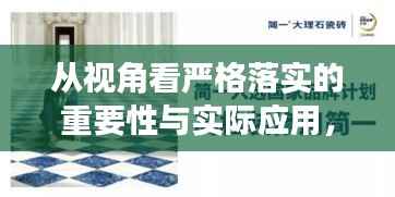 从视角看严格落实的重要性与实际应用,行动的力量与成效展现