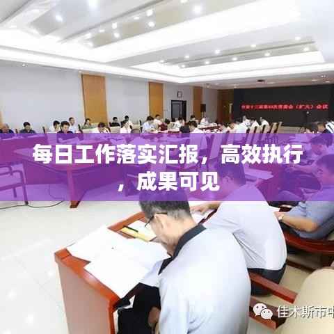 每日工作落实汇报,高效执行,成果可见
