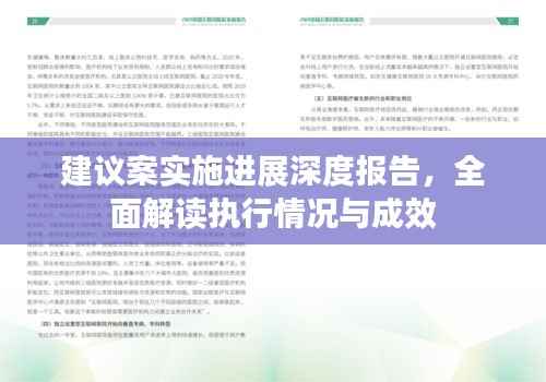 建议案实施进展深度报告，全面解读执行情况与成效