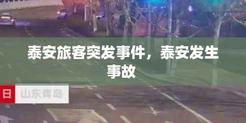 泰安旅客突发事件,泰安发生事故