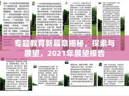 专题教育新篇章揭秘,探索与展望,2021年展望报告