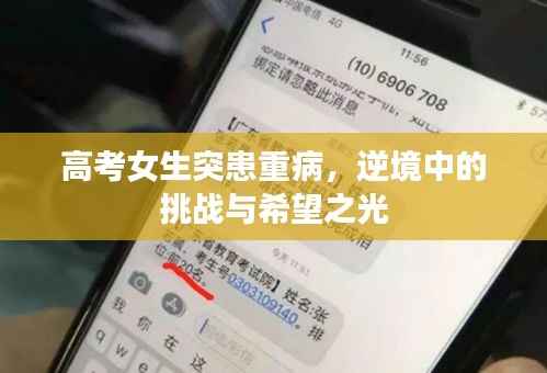 高考女生突患重病,逆境中的挑战与希望之光