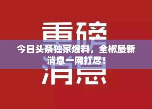今日头条独家爆料，全椒最新消息一网打尽！