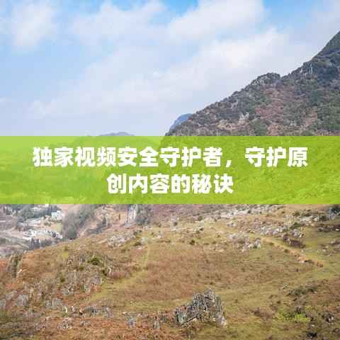 独家视频安全守护者,守护原创内容的秘诀