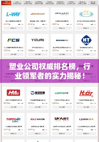 塑业公司权威排名榜,行业领军者的实力揭秘!