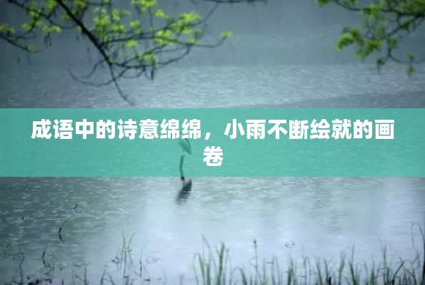 成语中的诗意绵绵,小雨不断绘就的画卷