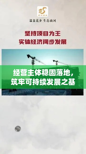 经营主体稳固落地,筑牢可持续发展之基