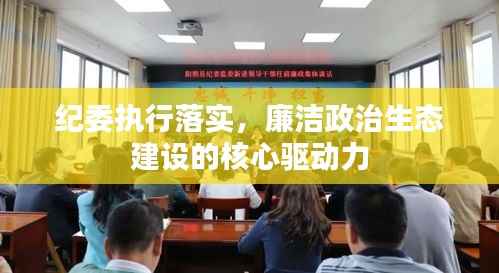 纪委执行落实,廉洁政治生态建设的核心驱动力