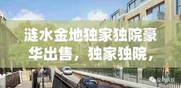 涟水金地独家独院豪华出售,独家独院,品质生活等你来享受