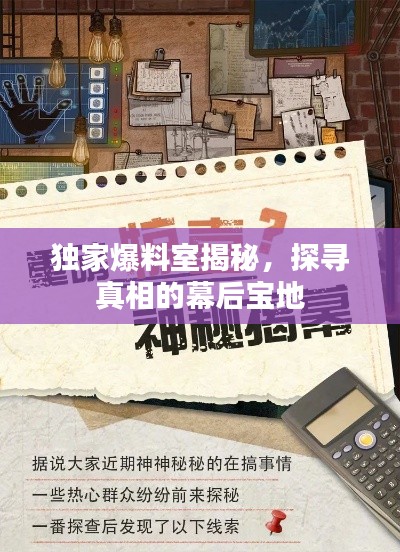 独家爆料室揭秘,探寻真相的幕后宝地