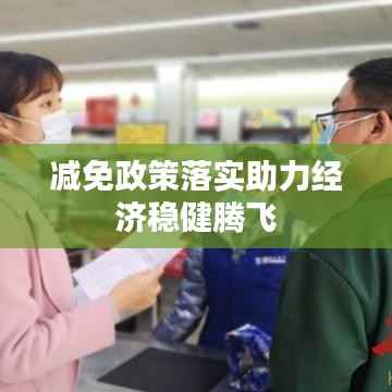 减免政策落实助力经济稳健腾飞