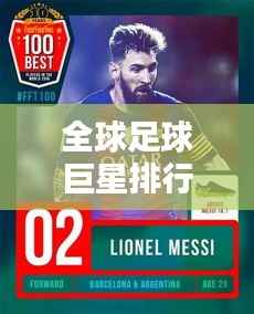 全球足球巨星排行榜TOP10,谁登巅峰?