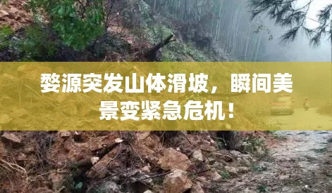 婺源突发山体滑坡,瞬间美景变紧急危机!