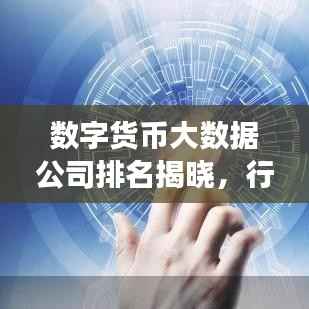 数字货币大数据公司排名揭晓,行业影响力榜单重磅出炉!