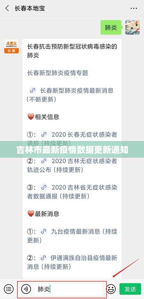 吉林市最新疫情数据更新通知