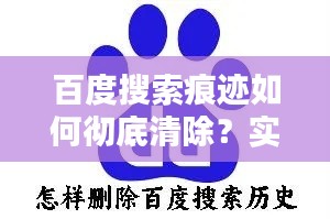 百度搜索痕迹如何彻底清除?实用方法大揭秘
