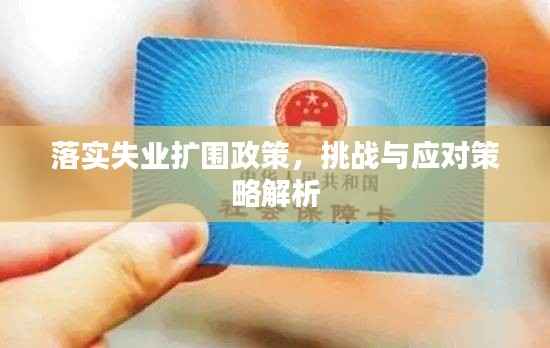 落实失业扩围政策,挑战与应对策略解析