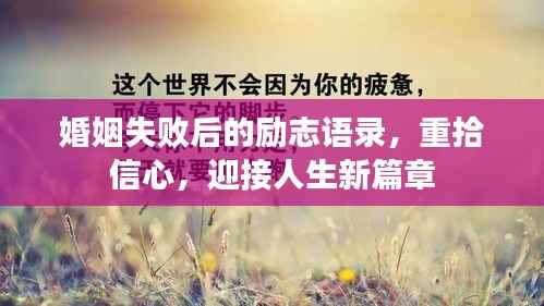 婚姻失败后的励志语录,重拾信心,迎接人生新篇章