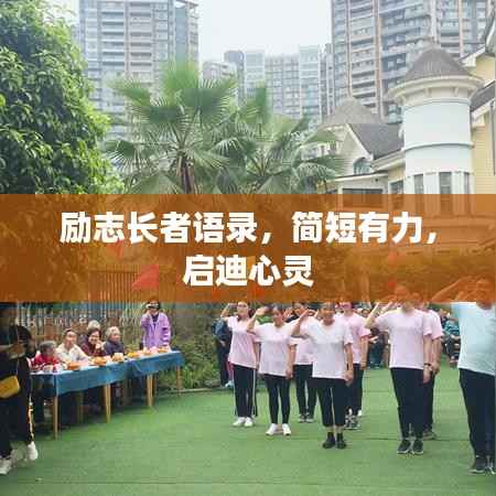 励志长者语录,简短有力,启迪心灵