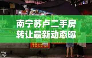 南宁苏卢二手房转让最新动态曝光！