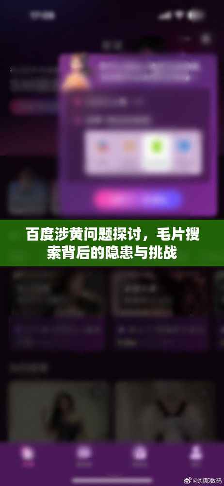 百度涉黄问题探讨，毛片搜索背后的隐患与挑战