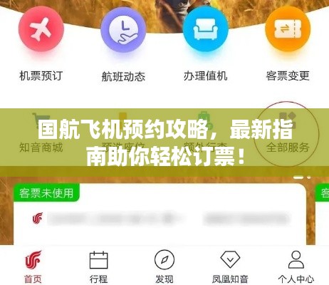 国航飞机预约攻略，最新指南助你轻松订票！