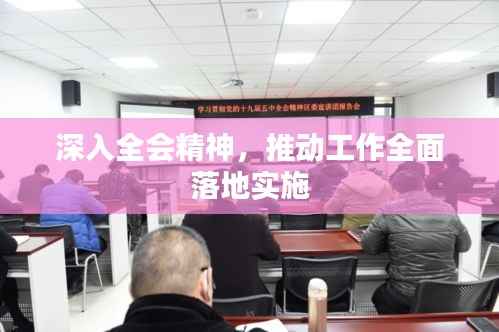 深入全会精神,推动工作全面落地实施