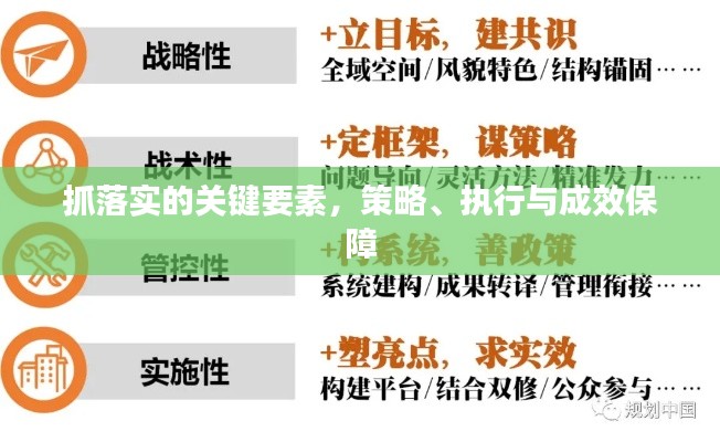 抓落实的关键要素,策略、执行与成效保障