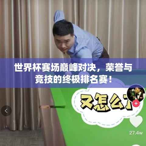 世界杯赛场巅峰对决,荣誉与竞技的终极排名赛!