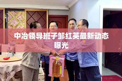 中冶领导班子邹红英最新动态曝光