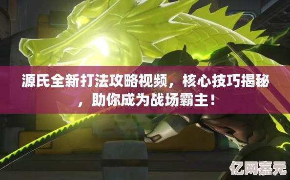 源氏全新打法攻略视频,核心技巧揭秘,助你成为战场霸主!