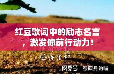 红豆歌词中的励志名言，激发你前行动力！