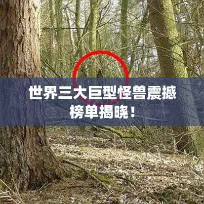 世界三大巨型怪兽震撼榜单揭晓!