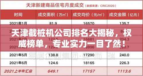 天津截桩机公司排名大揭秘，权威榜单，专业实力一目了然！