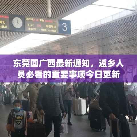 东莞回广西最新通知,返乡人员必看的重要事项今日更新