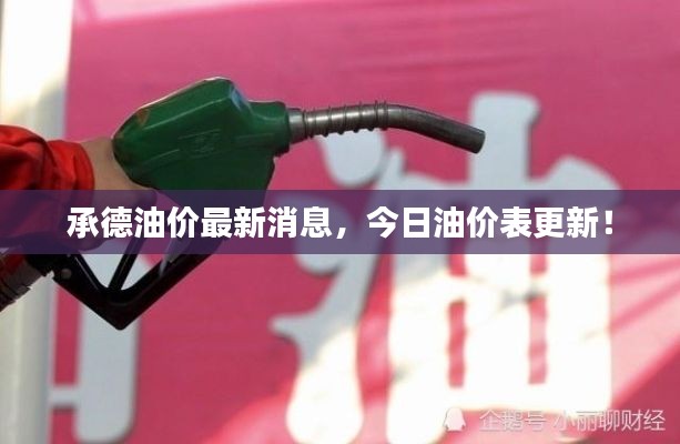 承德油价最新消息,今日油价表更新!