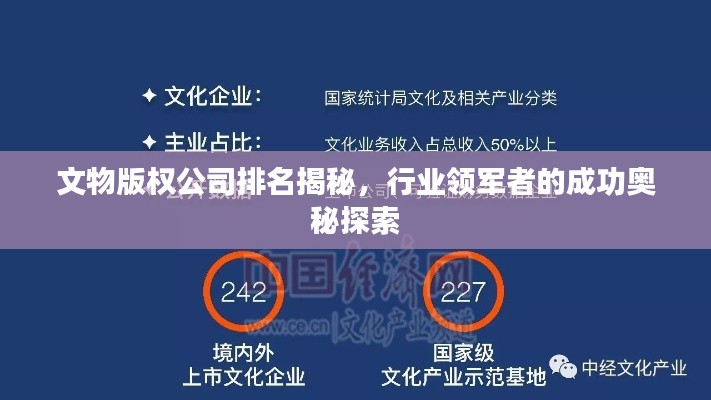 文物版权公司排名揭秘,行业领军者的成功奥秘探索