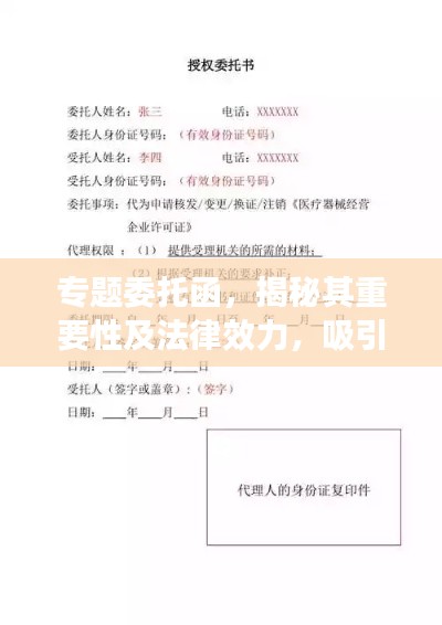 专题委托函，揭秘其重要性及法律效力，吸引你的关注！