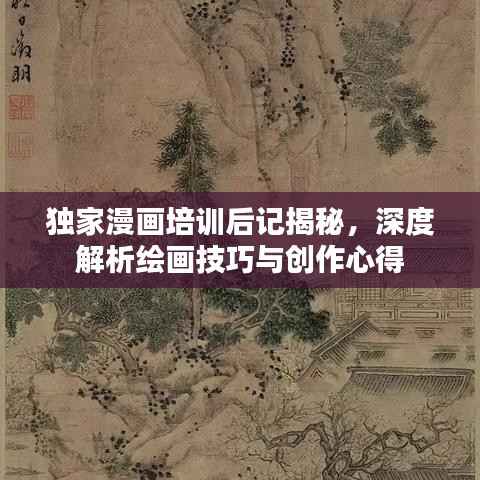 独家漫画培训后记揭秘，深度解析绘画技巧与创作心得