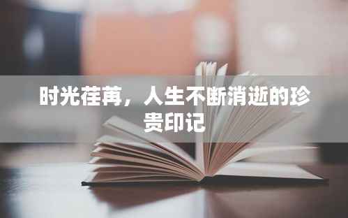 时光荏苒,人生不断消逝的珍贵印记