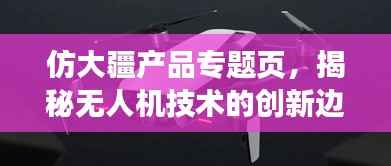 仿大疆产品专题页,揭秘无人机技术的创新边界