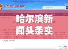 哈尔滨新闻头条实时更新,掌握最新资讯的首选平台