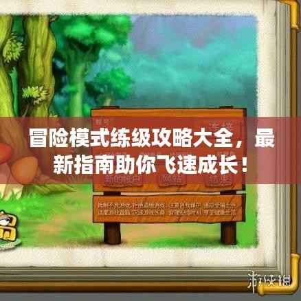 冒险模式练级攻略大全,最新指南助你飞速成长!