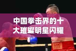 中国拳击界的十大璀璨明星闪耀榜单，排名前十名将引领拳击新时代！
