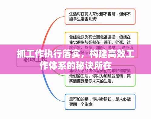 抓工作执行落实,构建高效工作体系的秘诀所在