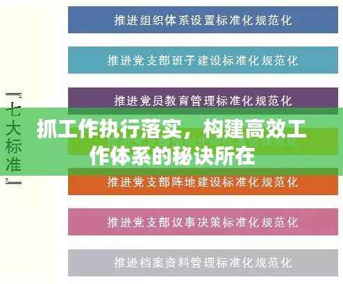 抓工作执行落实,构建高效工作体系的秘诀所在