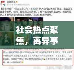 社会热点聚焦，离异事件直播视频最新观察与深度思考